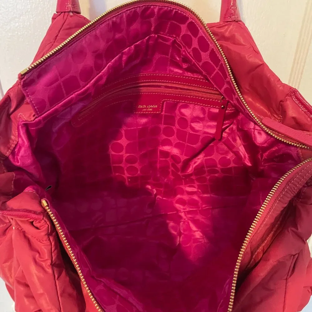 Kate Spade Pink Nylon Tote Bag - Picture 6 of 9
